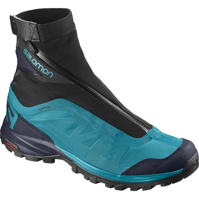 Chaussures De Randonnée Salomon Femme Noir / Bleu - Salomon OUTPATH PRO GTX® W - France (0843-GNMSB)